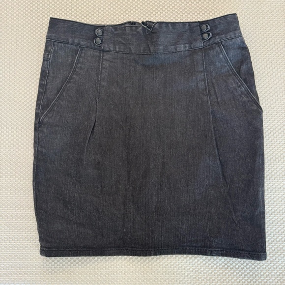 Obey Propaganda Black Denim Mini Skirt E-1 - Picture 1 of 10